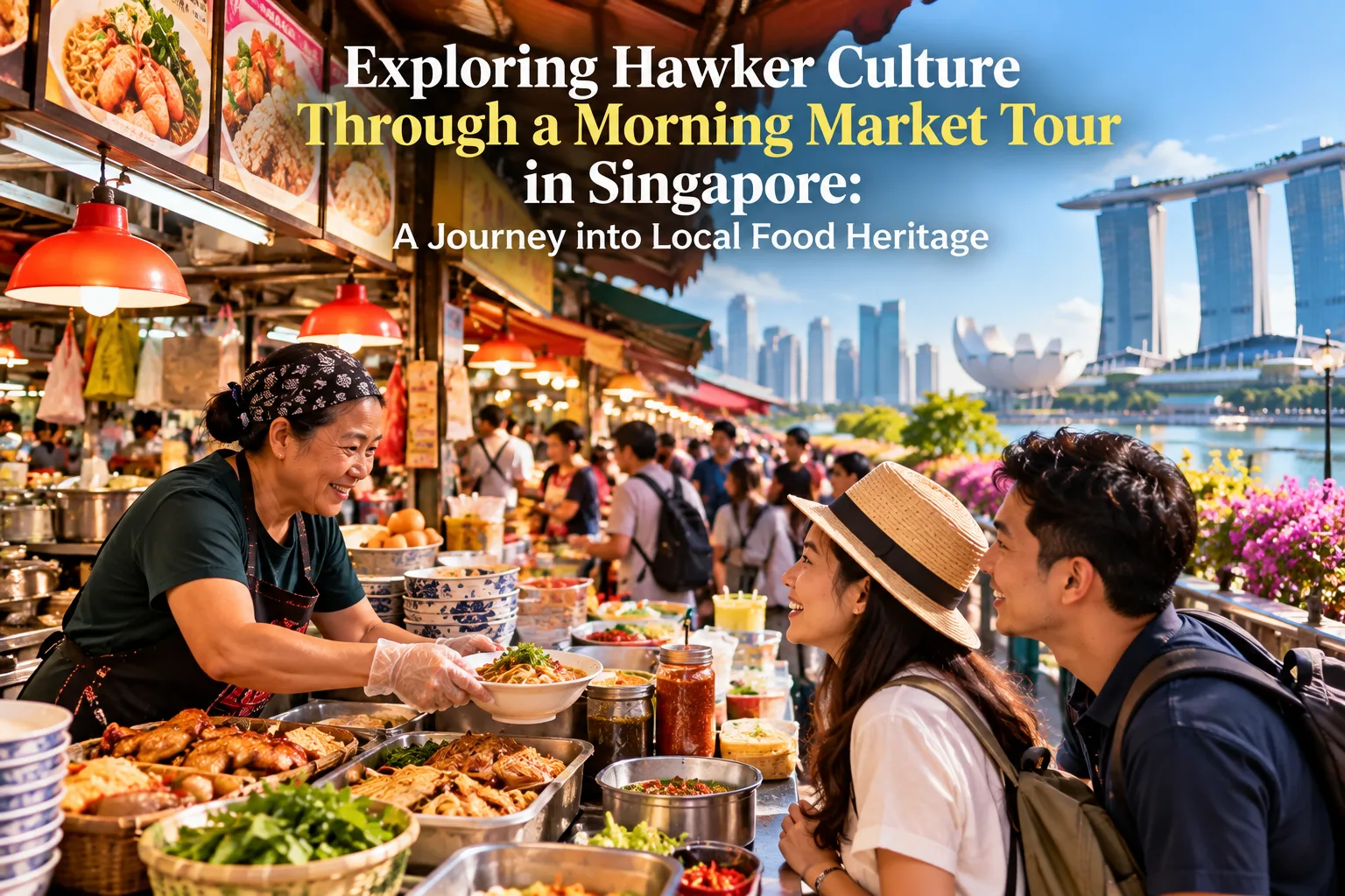Exploring Hawker Culture Through a Morning Market Tour in Singapore: A Journey into Local Food Heritage