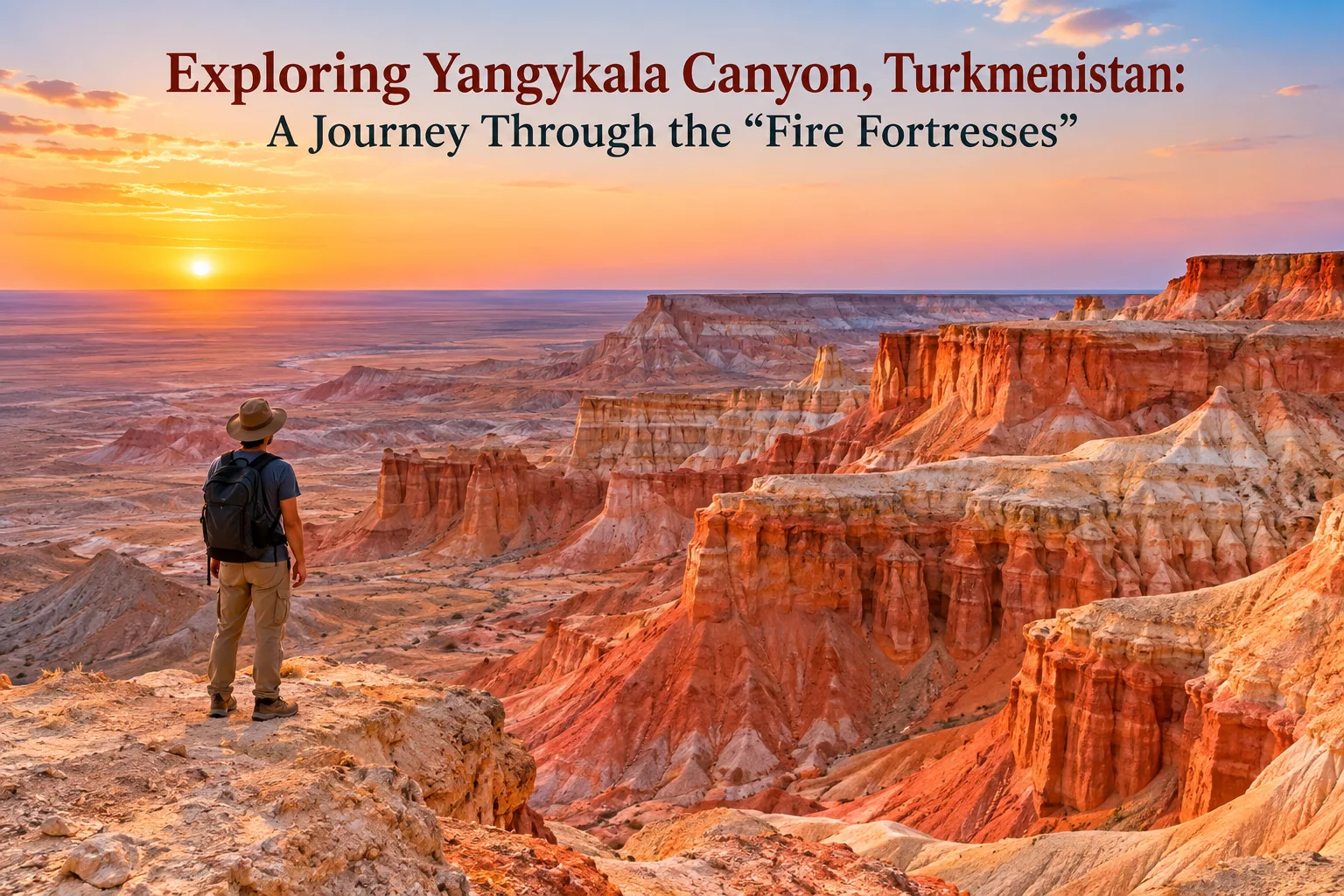 Exploring Yangykala Canyon, Turkmenistan: A Journey Through the “Fire Fortresses”