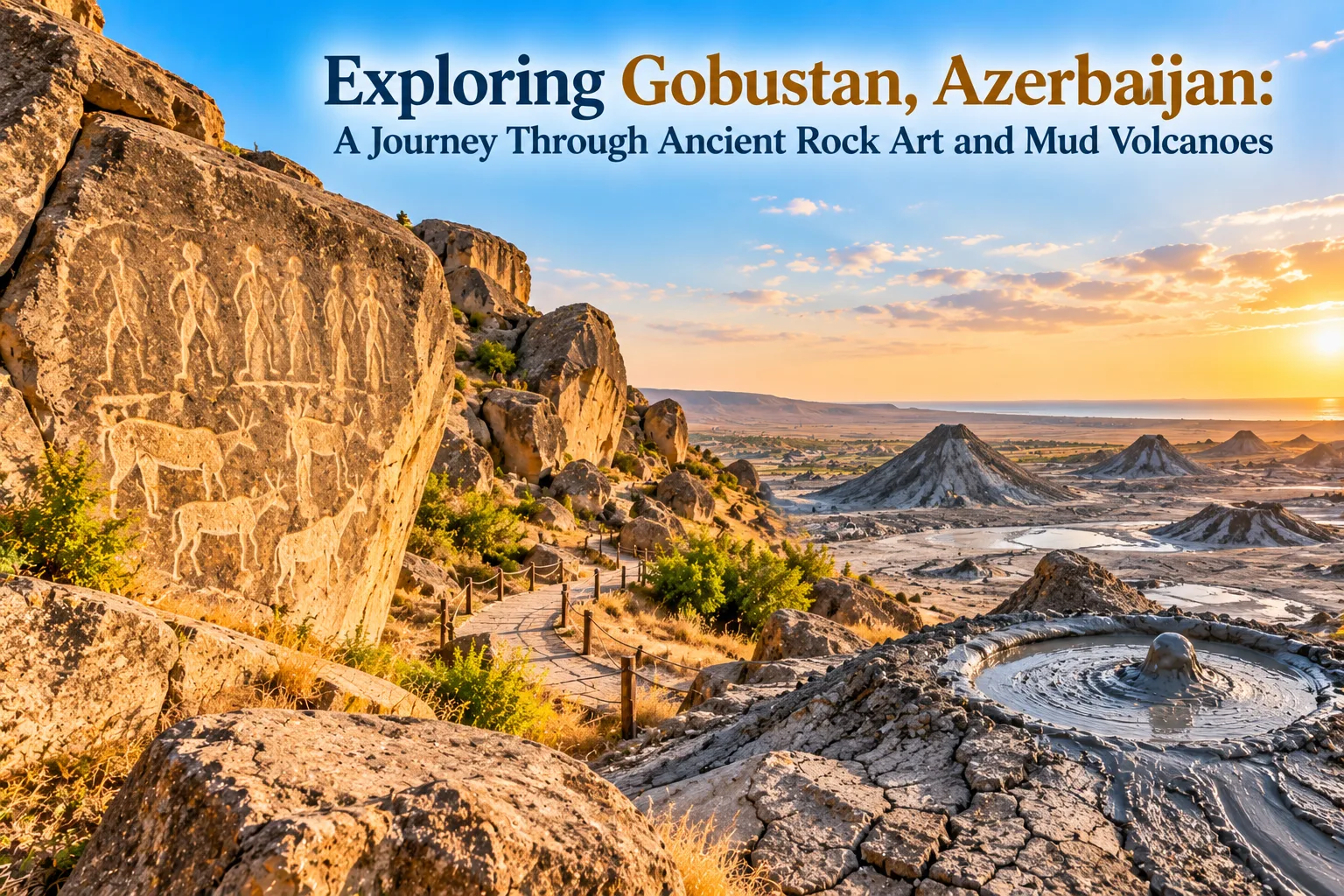 Exploring Gobustan, Azerbaijan: A Journey Through Ancient Rock Art and Mud Volcanoes