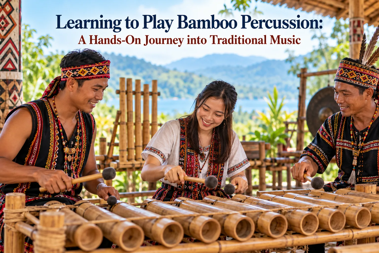 Learning to Play Bamboo Percussion: A Hands-On Journey into Traditional Music